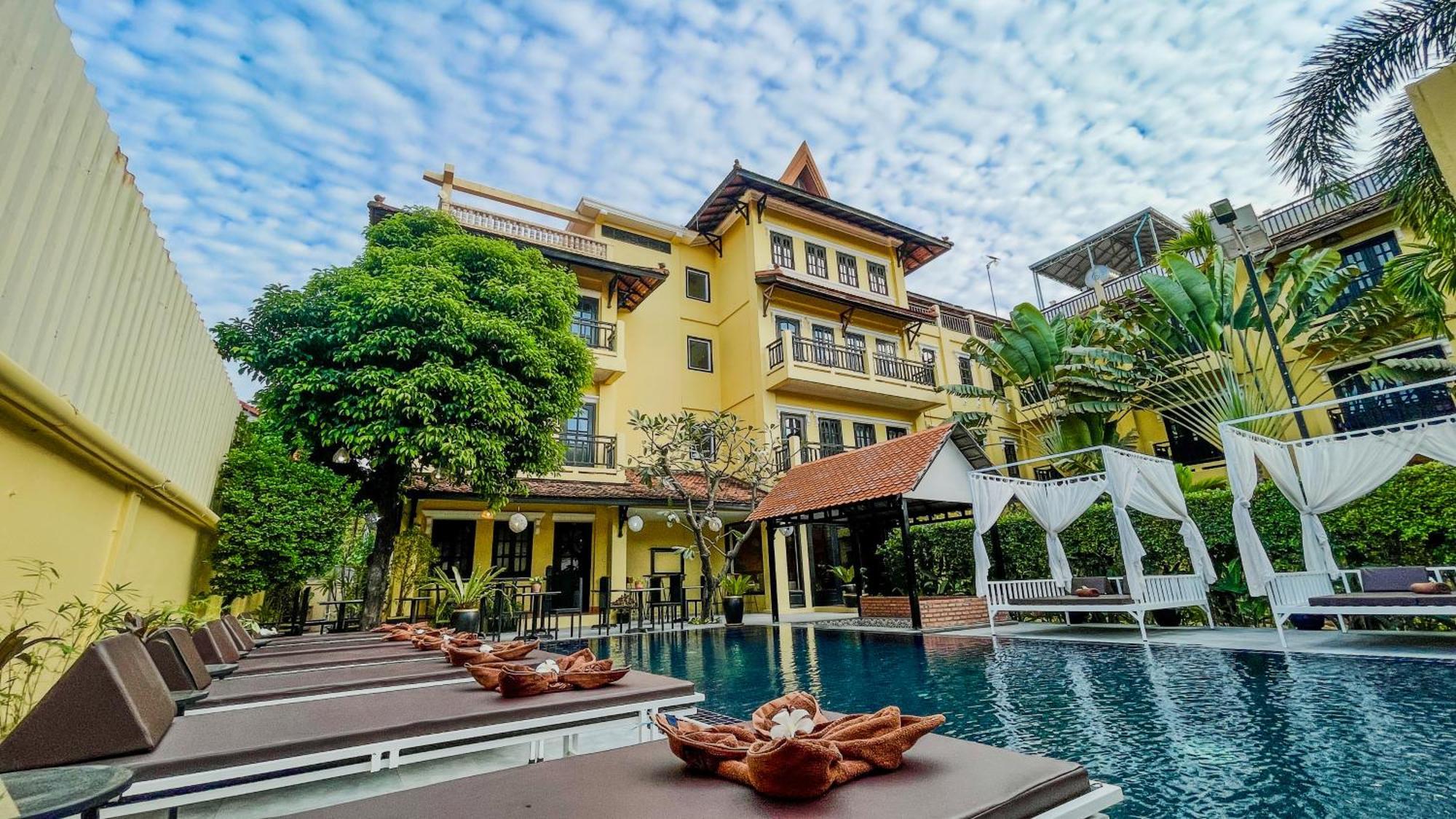 Villa Indochine D'Angkor Siem Reap Ngoại thất bức ảnh